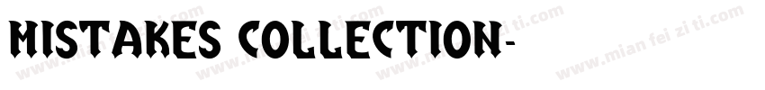 mistakes collection字体转换
